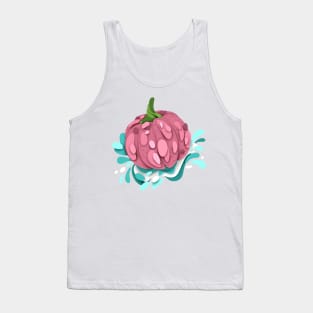 Ornate Pumpkins with Beautiful Stamped Ornament in Abstract Stains Tank Top